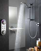 shower set with digital mixer tap (wireless transmission) ILUX CONCEALED OVAL HEAD aqualisa