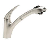 single handle mixer tap for kitchen with pull out spray LINZ ROUSSEAU