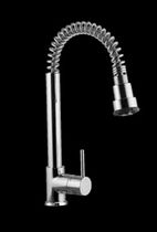 single handle mixer tap for kitchen with pull out spray 30187 EFFEPI