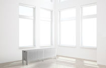 skirting mounted hot water radiator COOKIE HOX