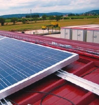 slanted-roof fixing system POLY SI ISOMEC