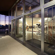 sliding automatic door for commercial buildings ECdrive GEZE