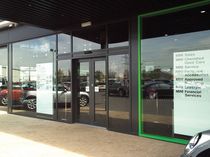 sliding automatic door for commercial buildings  KONE