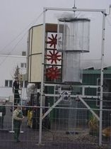 small vertical axis wind turbine SHKW 1.5 V PMS