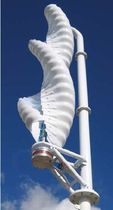 small vertical axis wind turbine (helical Savonius rotor) S594-5 KW HELIXWIND