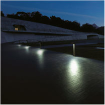 solar bollard light for gardens MA206 LED AND SOLAR