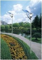 solar contemporary garden lamp post NESL-SGL002 CHANGZHOU NESL SOLARTECH