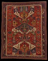 soumak rug dragon soumak cm- 296 x 233 BORALEVI SRL