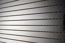 sound absorption wall panel (metal imitation) SCREENBALL&reg;: LAMINATE ALUMINIUM SILVER PREAM s.r.l
