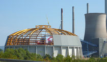 special shaped glulam timber beam POWER PLANT STAUDINGER HESS-WOHNWERK
