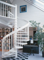 spiral classic staircase (wooden steps and frame)  TREPPENMEISTER