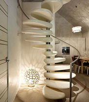 spiral design staircase (stone steps) ROLLING EDILCO