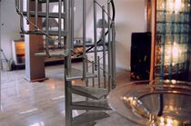 spiral staircase (metal frame and steps) ATRIUM SYSTEM SOLO VERTICAL Atrium