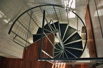 spiral staircase (metal frame and steps) ATRIUM SYSTEM GRAND Atrium