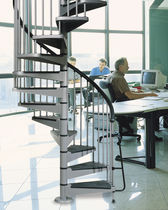 spiral staircase (metal frame and steps) METAL SYSTEMA