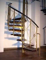spiral staircase (metal frame and wooden steps) ATRIUM SYSTEM ANTICO Atrium