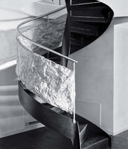 spiral staircase (steel frame and steps) by Luca Calselli ESSEMME