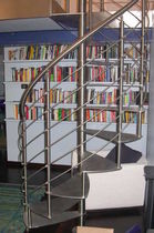 spiral staircase (metal frame and steps) STARK essegi scale