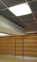 square recessed fluorescent ceiling luminaire LOUVRE BIG PAN  SLV BY DECLIC