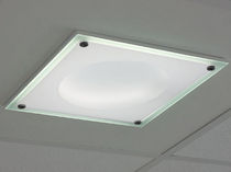 square recessed fluorescent ceiling luminaire EGLASS300-C122VEETABE ETAP