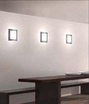 square recessed fluorescent wall luminaire SQUARE GLASS (CW) by Paolo Bistacchi TRE CI LUCE