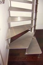 square spiral staircase (metal frame and steps)  Interbau