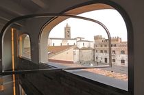 stainless steel center-pivot window PRIVATE VILLA ESSEMME