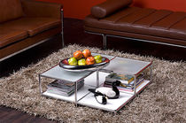 stainless steel contemporary coffee table SYSTEM4&reg; MODULAR FURNITURE Infinita Corporation