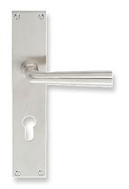 stainless steel door handle FKD25NIMATT by Ferdinand Kramer Tecnoline