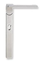 stainless steel door handle BEND05RETLS by Hadi Teherani  Tecnoline