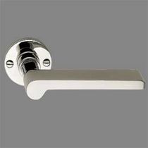 stainless steel door handle WD28CHR by Wilhelm Wagenfeld Tecnoline