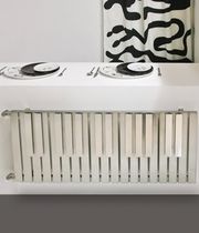 stainless steel horizontal hot-water radiator PIANO Carisa Design Radiators