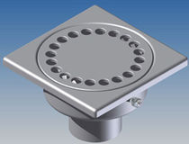 stainless steel shower gully SERIES 100 MM: C1040 Caggiati Maurizio Srl
