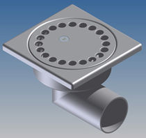 stainless steel shower gully SERIES 100 MM: C1040Z Caggiati Maurizio Srl