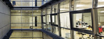 stainless steel fixing system for suspended curtain walls (spider fitting) VISS FIRE TV JANSEN