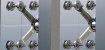 stainless steel fixing system for suspended curtain walls (spider fitting) SPIDER  justeel