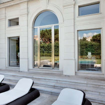 steel arched entrance door by Andrea Guidi Di Bagno ESSEMME