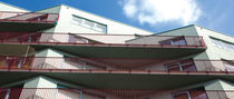steel balcony by Mountford Pigott Hubbard