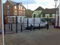 steel fence  New Forest Metal Work