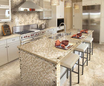 stone look porcelain stoneware kitchen tile KEYSTONE : FIRE Emilceramica S.p.A.