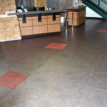 stone look PVC floor tile (FloorScore certified, low VOC emissions) GREY DIAMANTE Halo Floors