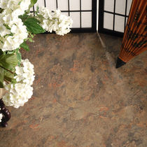 stone look PVC floor tile (FloorScore certified, low VOC emissions) SLATE Halo Floors