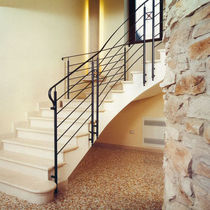 stone quarter-turn masonry staircase CLASSICA GRASSI PIETRE