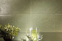 stone wall tile: floral pattern CITYGLAM&reg; : BAMBOO VERDE CHIARO CITYTILE'S