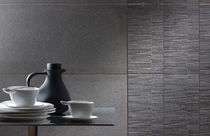 stone wall tile: plain color CITYGLAM&reg; : MILLERIGHE NERO CITYTILE'S
