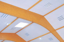 stone wool acoustic panel with a high resistance to impact damage BOXER Rockfon
