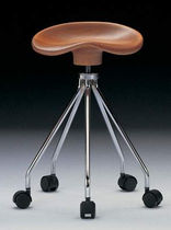 stool for offices with casters JAMAICA AMAT - 3