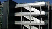 straight fire escape staircase PEDAGNA SCHOOL - IMOLA  ALUSCALAE