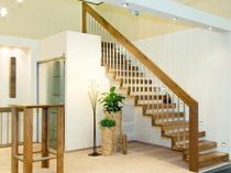 straight floating staircase  Schmidt Escaliers
