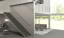 straight floating staircase LASER WING novalinea spa